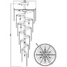 Каскадная люстра MAYTONI LOUIS белый RC005PL-12CH