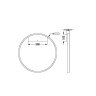 Настенный светильник (бра) MAYTONI RIM MOD058WL-L35B3K