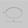 Стекло для пылевлагозащиты IP44 MAYTONI GLASS001-D35 для светильников серии Dip 10Вт